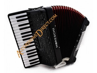 Moreschi 34 key 72 bass 3 voice compact accordion.  Midi expansion option.